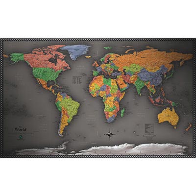 cool world map