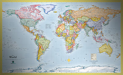World Standard Political Map