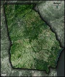 Georgia Satellite Image Map Thumb 